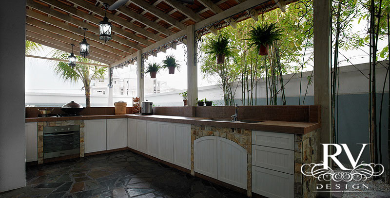 Outdoor wet kitchen | Classic kitchens, Outdoor kitchen, Kitchen